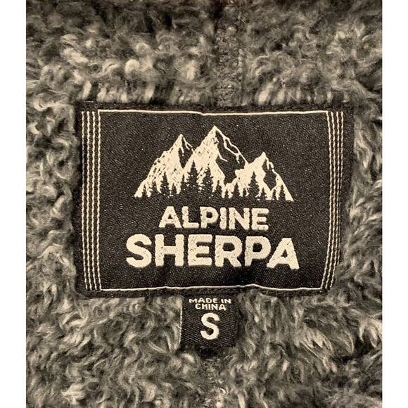 Alpine Sherpa Men’s S Quarter Zip LS Coat Western Pullover Sweater Ski Cottage - Picture 5 of 8